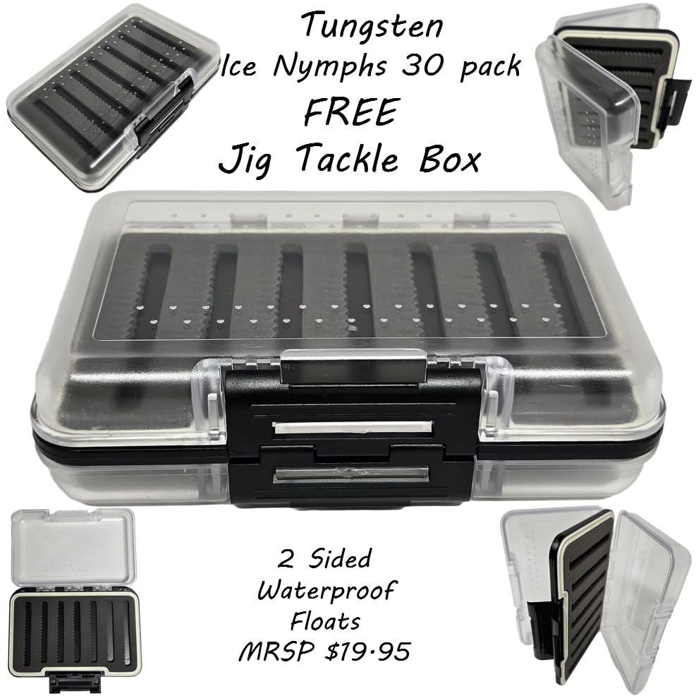 Mermaid Gear free tackle box case included for organized ice fishing gear