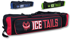 Mermaid Gear ice bag front view shows rugged soft-sided design for organized ice fishing gear