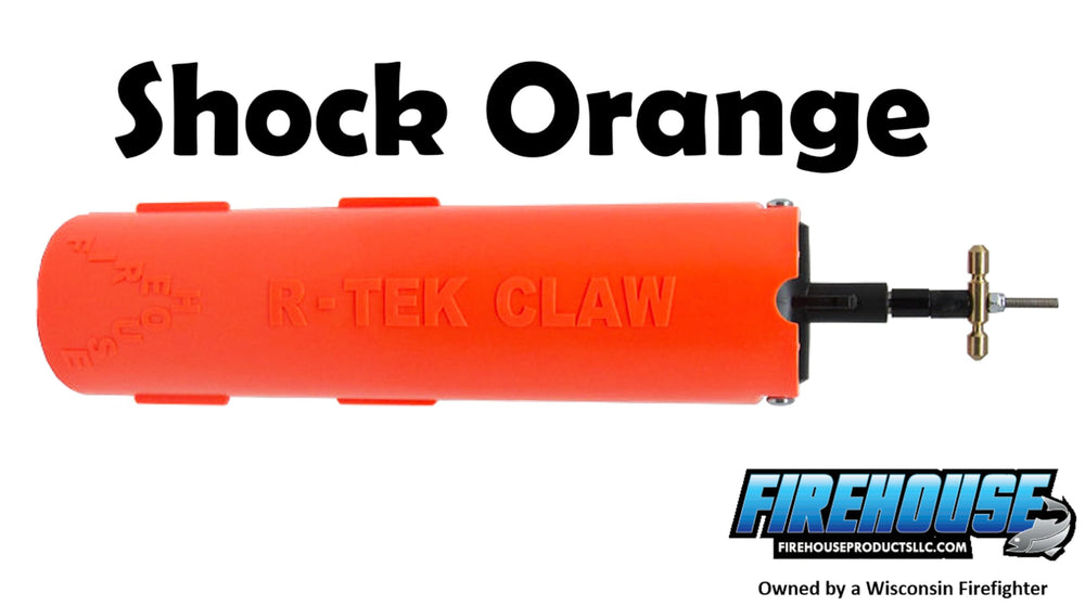 Mermaid Gear orange flag extended highlights flag signaling Fish On from ice