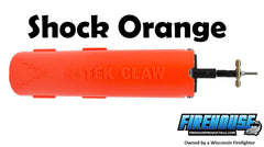 Mermaid Gear orange flag extended highlights flag signaling Fish On from ice