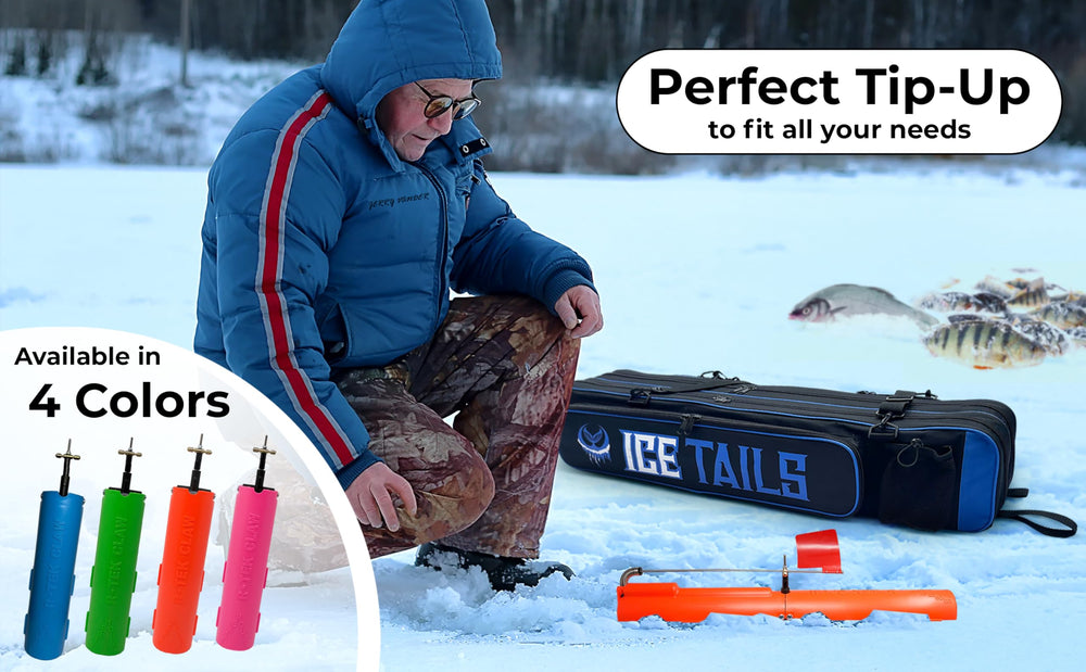 Mermaid Gear oversized spool-handle detail enables grip with gloves