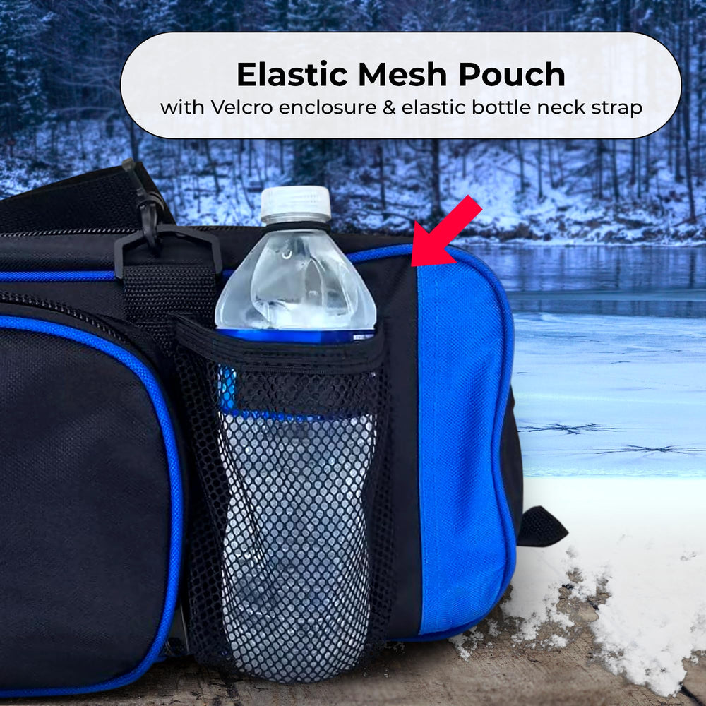 External tip-up pocket on Mermaid Gear bag