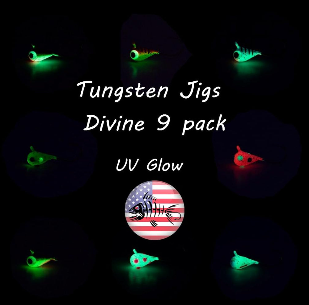 Mermaid Gear tungsten jigs deliver faster sinking and increased sensitivity.