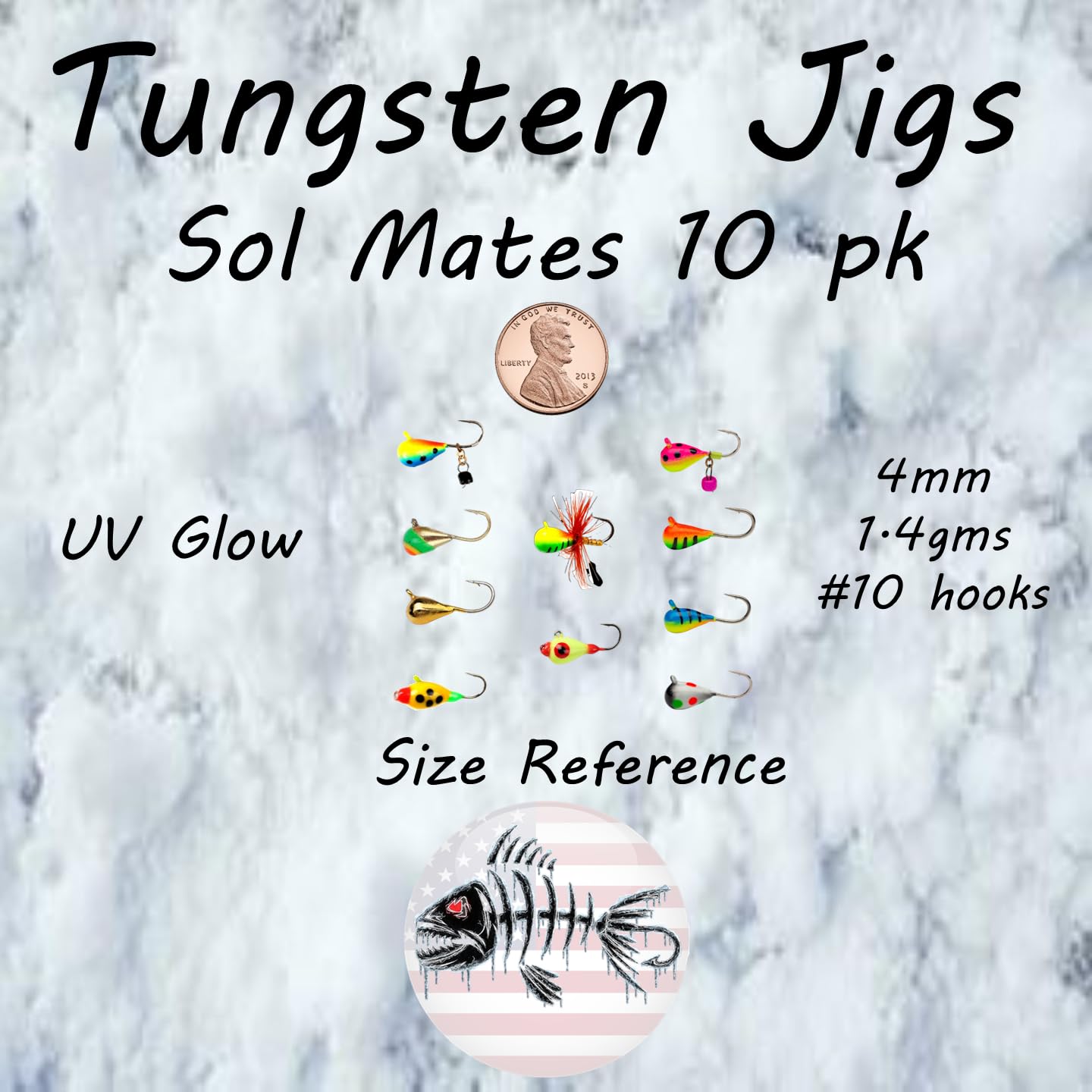 Mermaid Gear UV glow on dark water increases lure visibility for strikes