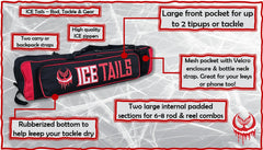 Mermaid Gear waterproof floor detail keeps gear dry on ice