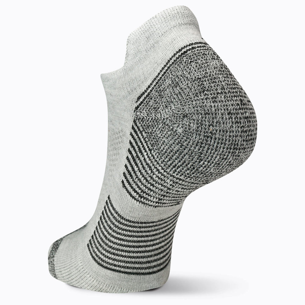Merrell MOAB Speed sock fiber-close moisture-management for dry feet during hikes.