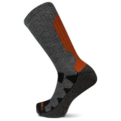 Merrell MOAB Thermo Crew Sock black front view for hiking comfort