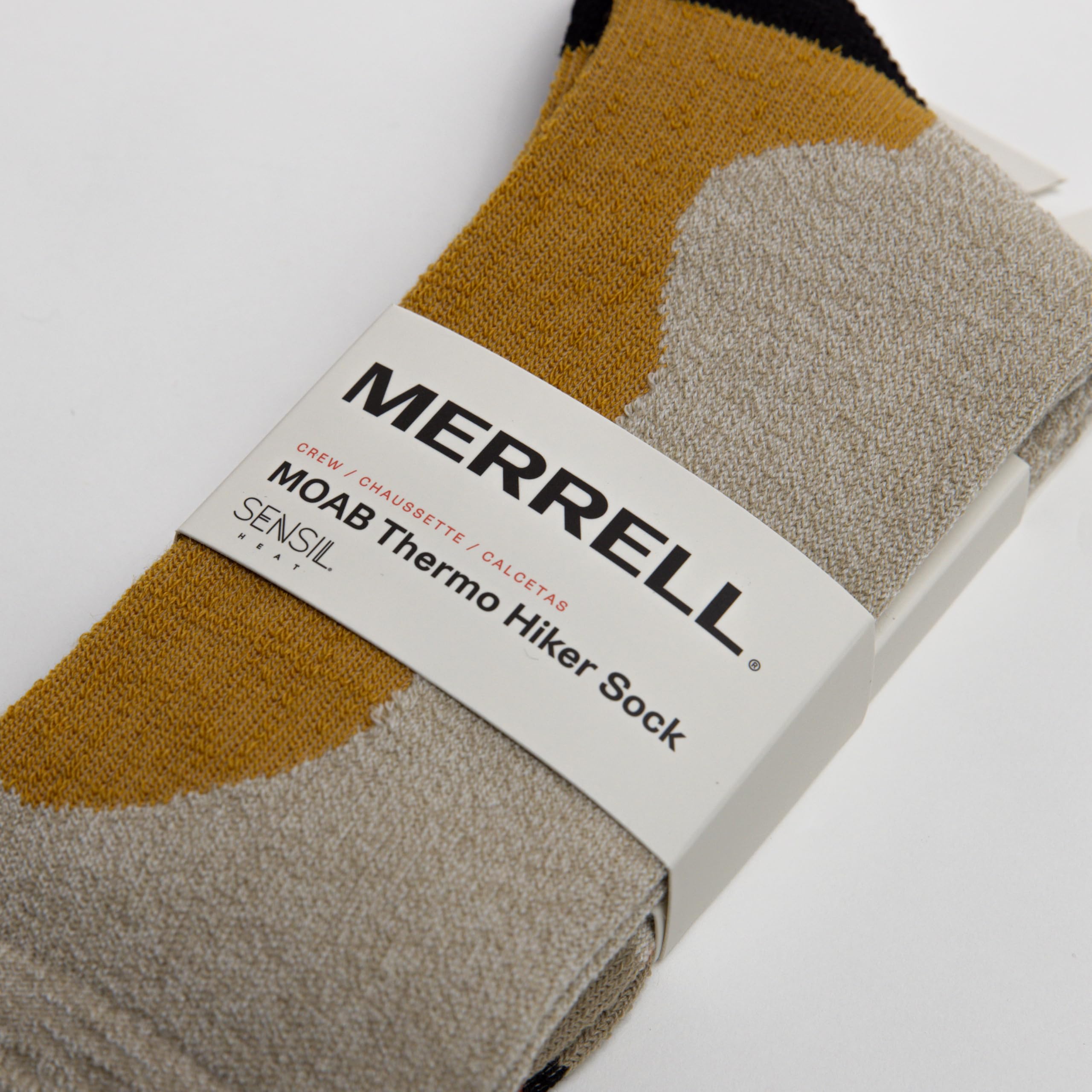 Merrell MOAB Thermo Crew Sock Pack – breathable cuff for all-day comfort on varied terrain