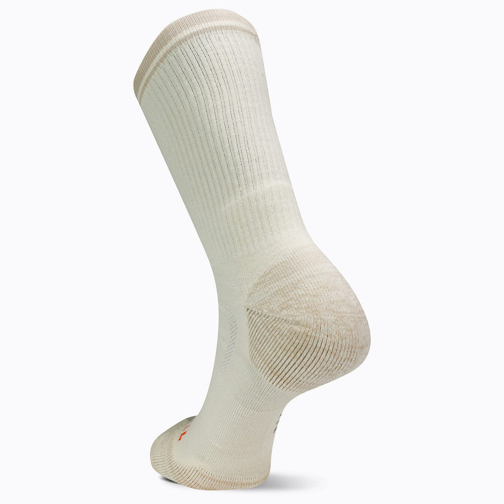 Mesh vents on Merrell sock provide breathability during climbs