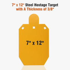 Meruzy powder-coated AR500 target resists weather and repeated rounds