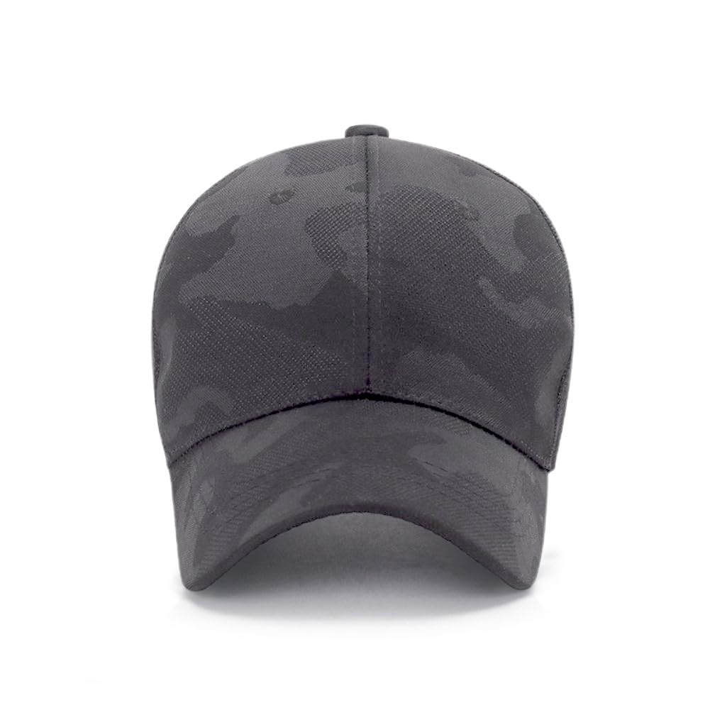 Back view of Mesh Camo Baseball Cap showing adjustable snap back