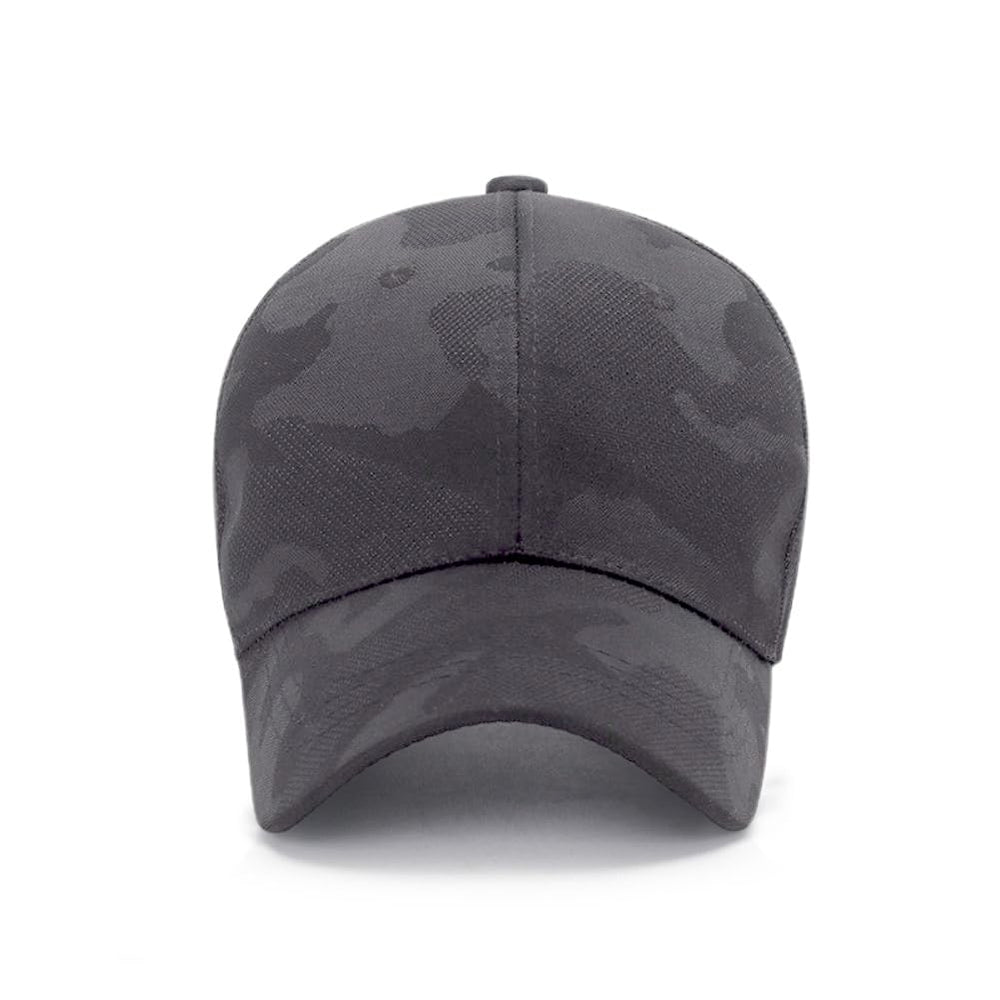 Back view of Mesh Camo Baseball Cap showing adjustable snap back