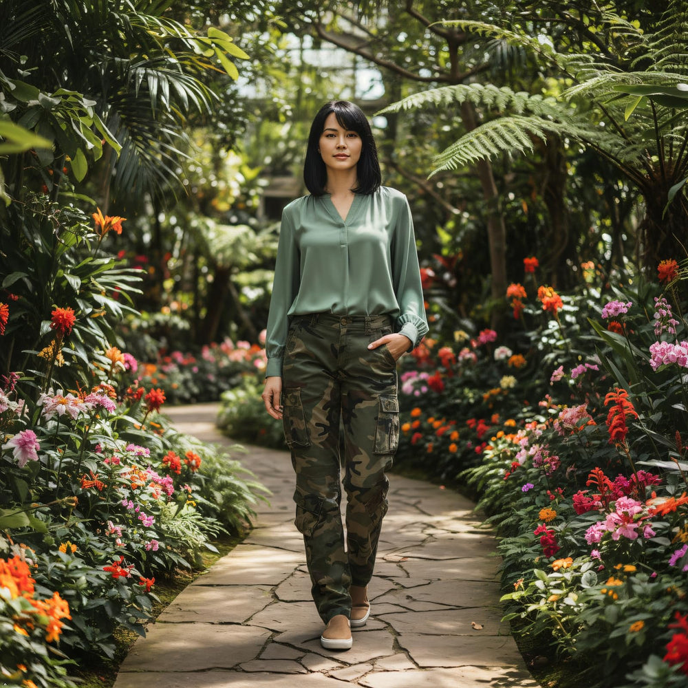 Mesinsefra pants leg pockets offer handy space during outdoor tasks