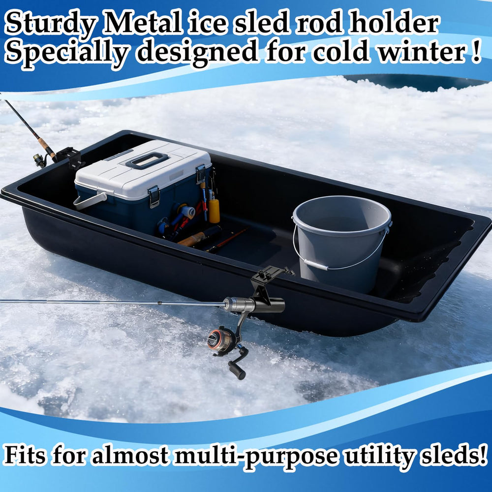 Portable rod holder frees hands during lure changes
