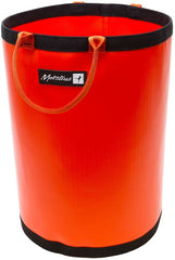 Metolius Big Wall Bucket orange keeps gym gear organized and easy to carry.