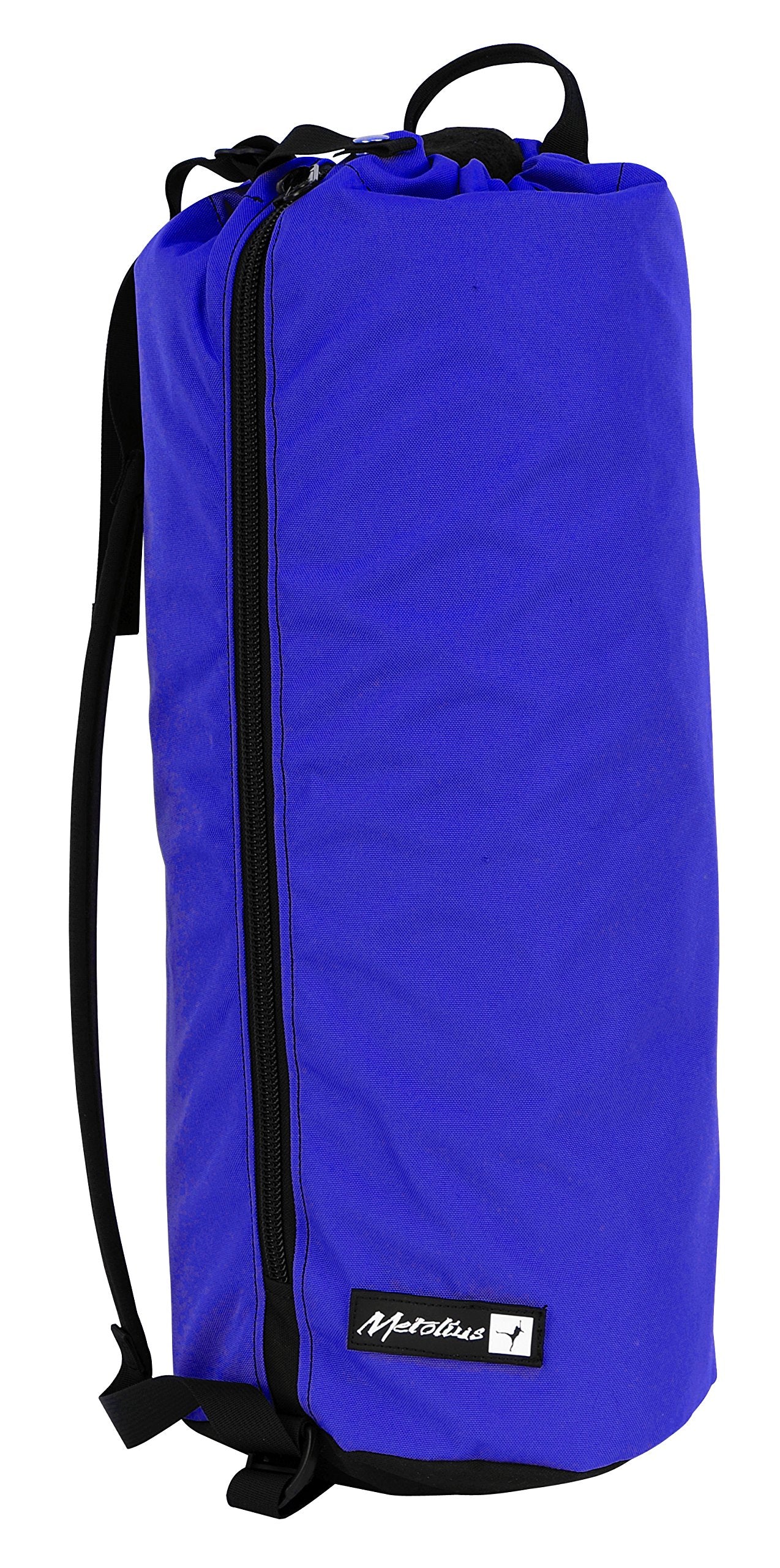 Metolius Dirt Bag II rope bag in green with top closure for secure, organized rope transport.