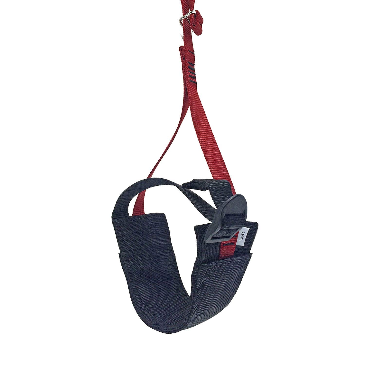 Metolius Easy Aider Grey Right close-up highlighting durable 3/4 in webbing for secure ascender use