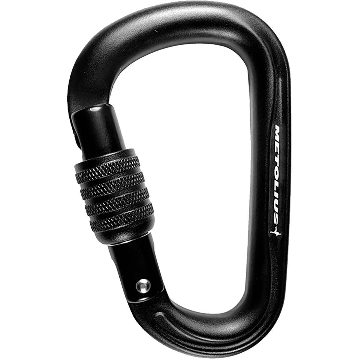 Metolius Element II Screw Lock carabiner with smooth operation for quick belays.