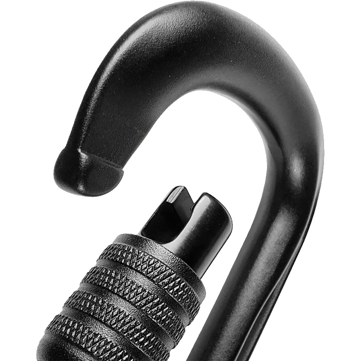 Metolius Element II Screw Lock wide rope-bearing surface reduces rope wear during climbs.