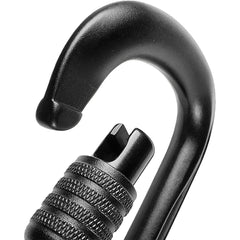 Metolius Element II Screw Lock wide rope-bearing surface reduces rope wear during climbs.