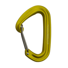 Metolius F.S. Mini II carabiner in yellow, lightweight and strong for everyday climbing