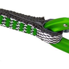 Metolius Inferno GoTo Quickdraw 6-inch titanium-green, 22 kN strength for secure sport clips