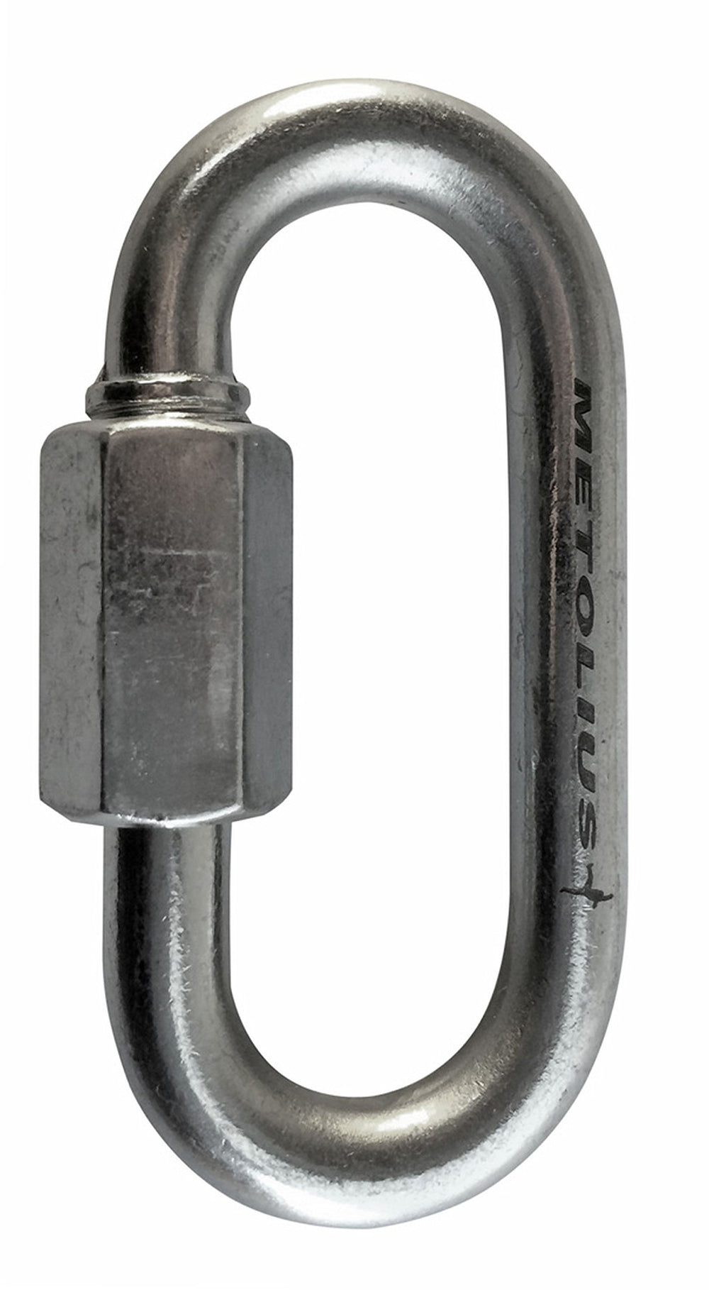 Metolius Steel Quick Link 10mm in silver ideal for leaver biners and fixed draws