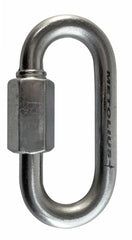 Metolius Steel Quick Link 10mm in silver ideal for leaver biners and fixed draws