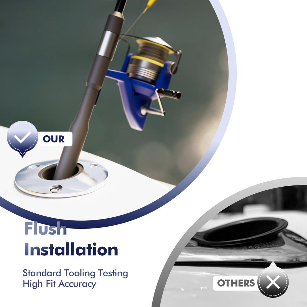METRAXION thick nylon nesting reduces wear and keeps rods secure.