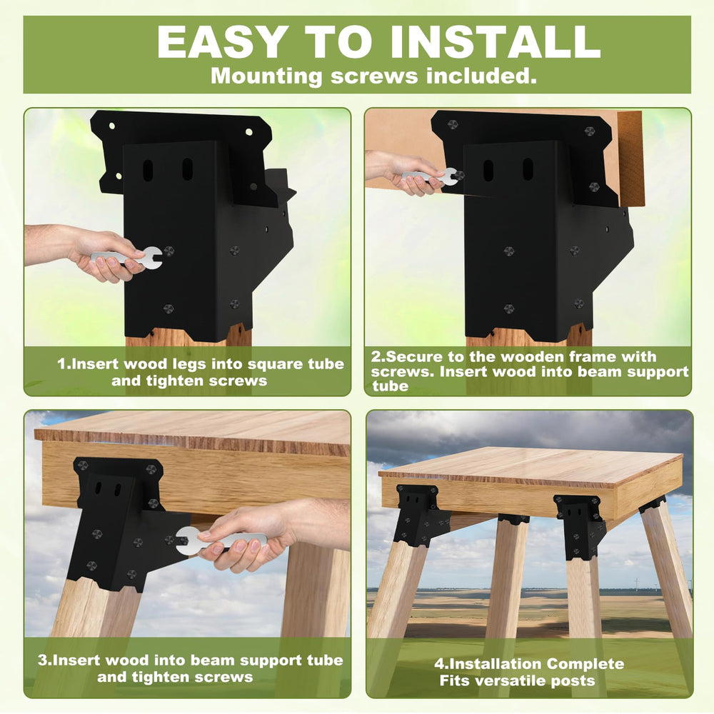 MEWSDEN deer stand brackets durability supports tree houses, blinds, and shooting shacks