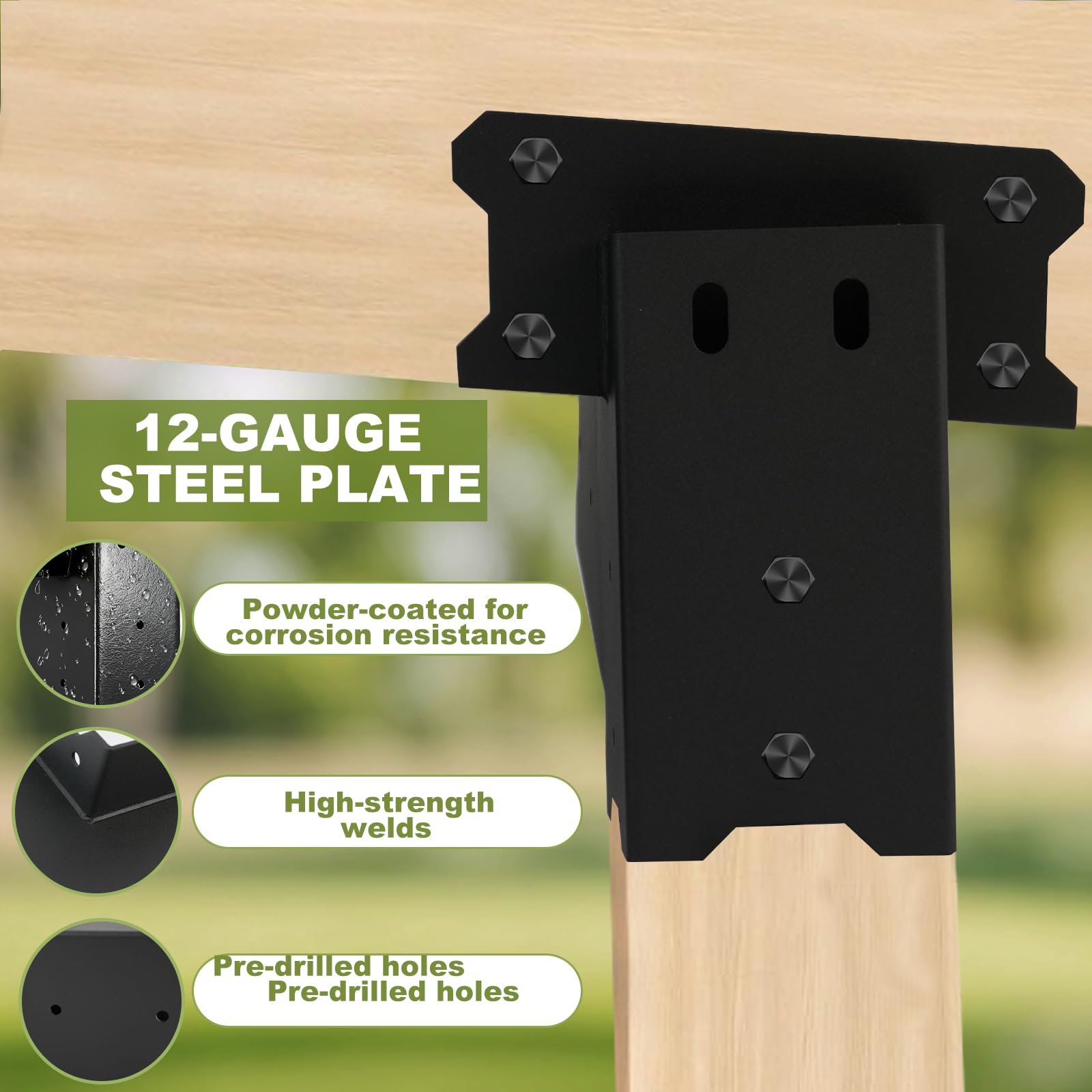 MEWSDEN deer stand brackets post-fit compatibility enables versatile outdoor projects