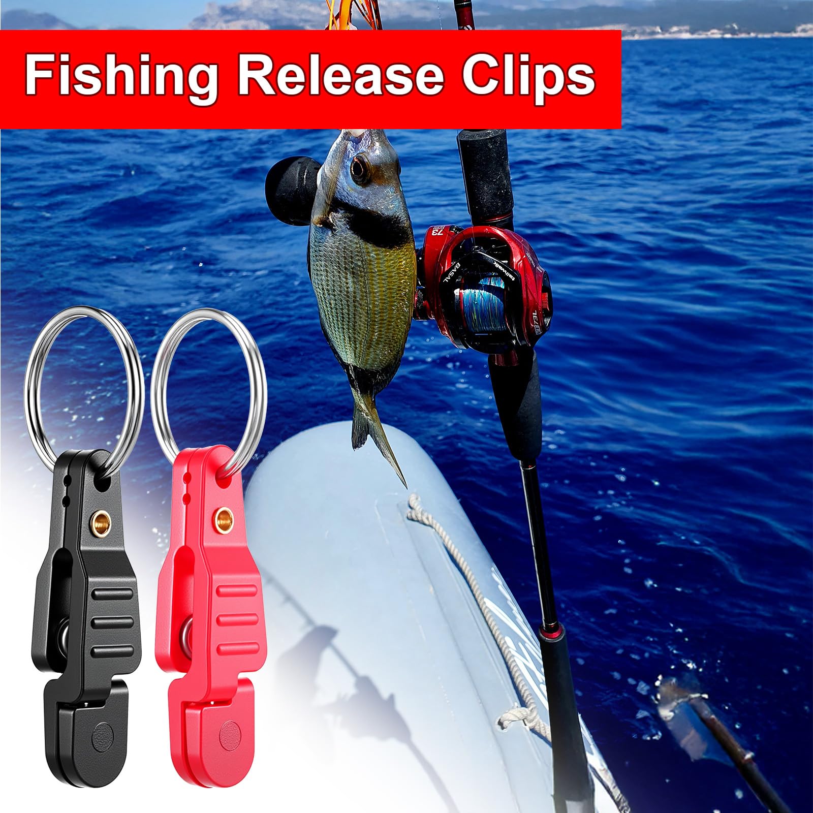 O-shaped ring attached to a release clip for easy carrying