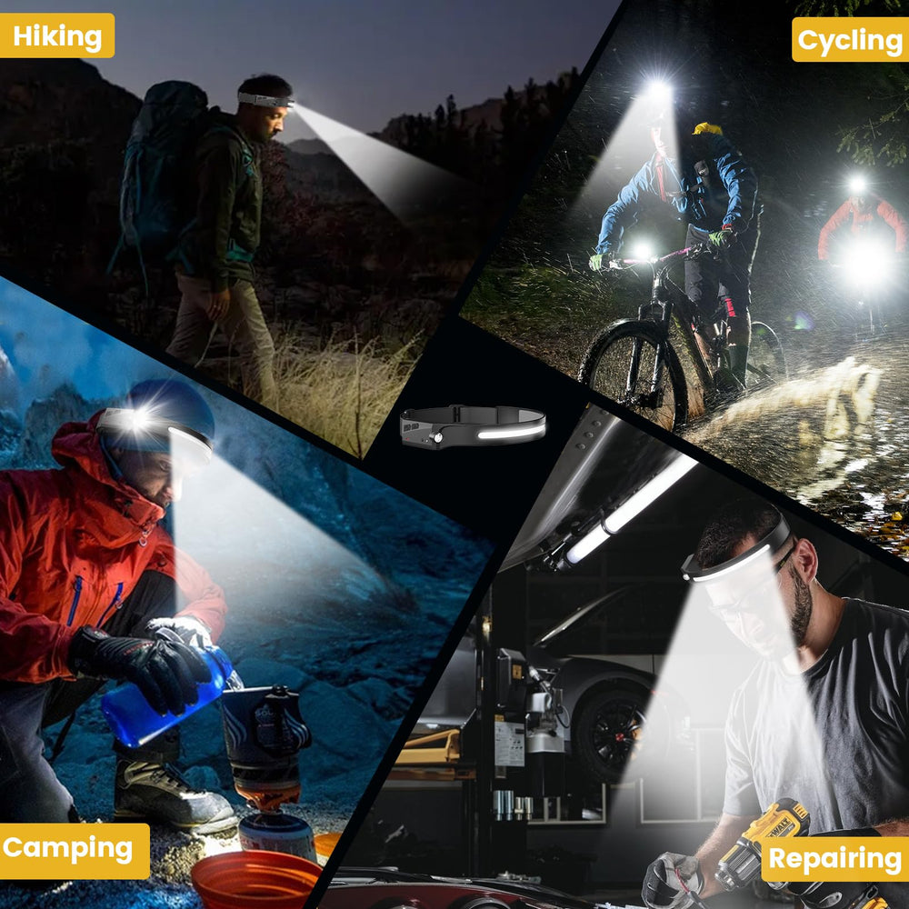 MEYHOR headlamp suits running, hiking, hunting, and camping needs.