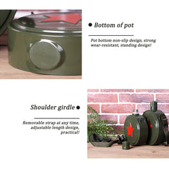Meyrwoy Canteen leakproof cap shown beside stainless body for rugged outdoor use.