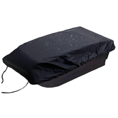Meyrwoy sled cover with silver-coated Oxford fabric protects jet sled from rain and sun