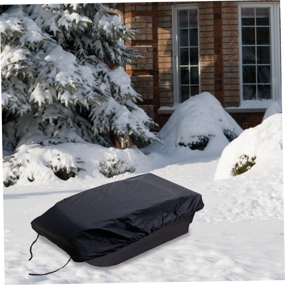 Meyrwoy sled cover is waterproof to keep gear dry in snow