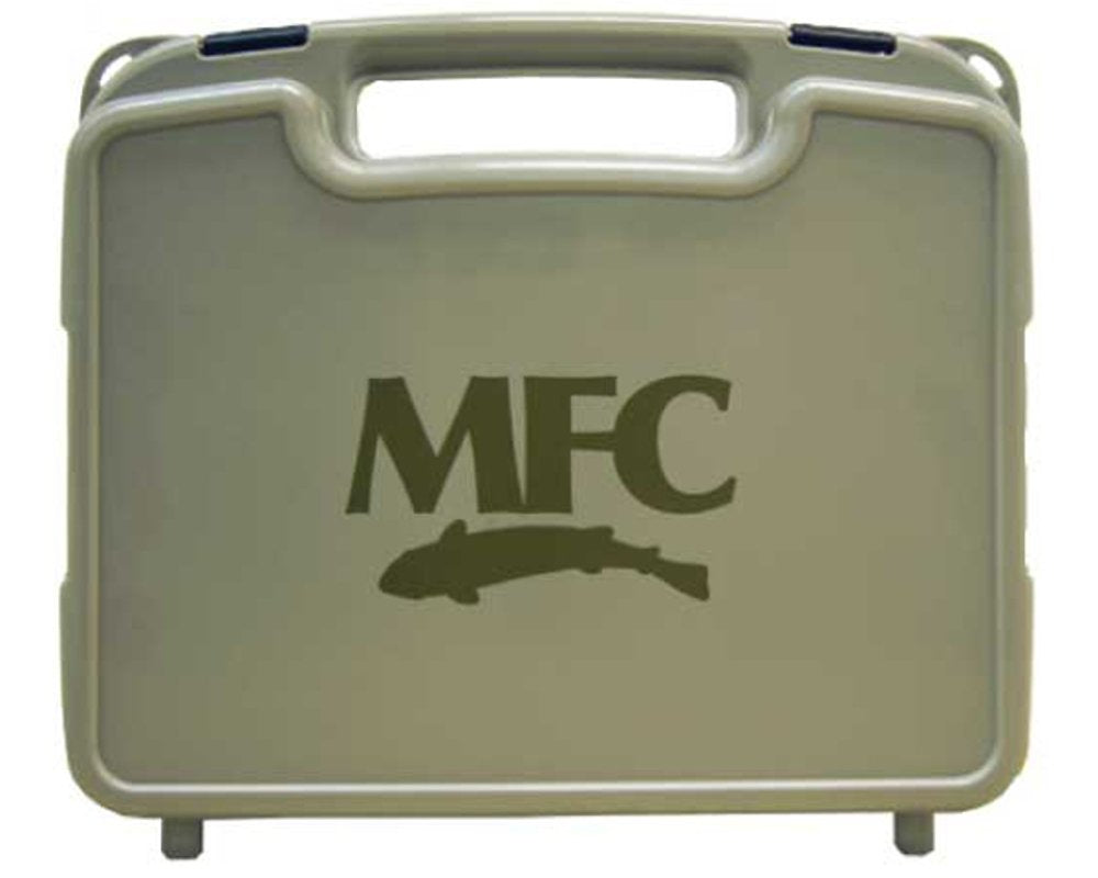 MFC Boat Box Smoke finish with large fly foam - front view
