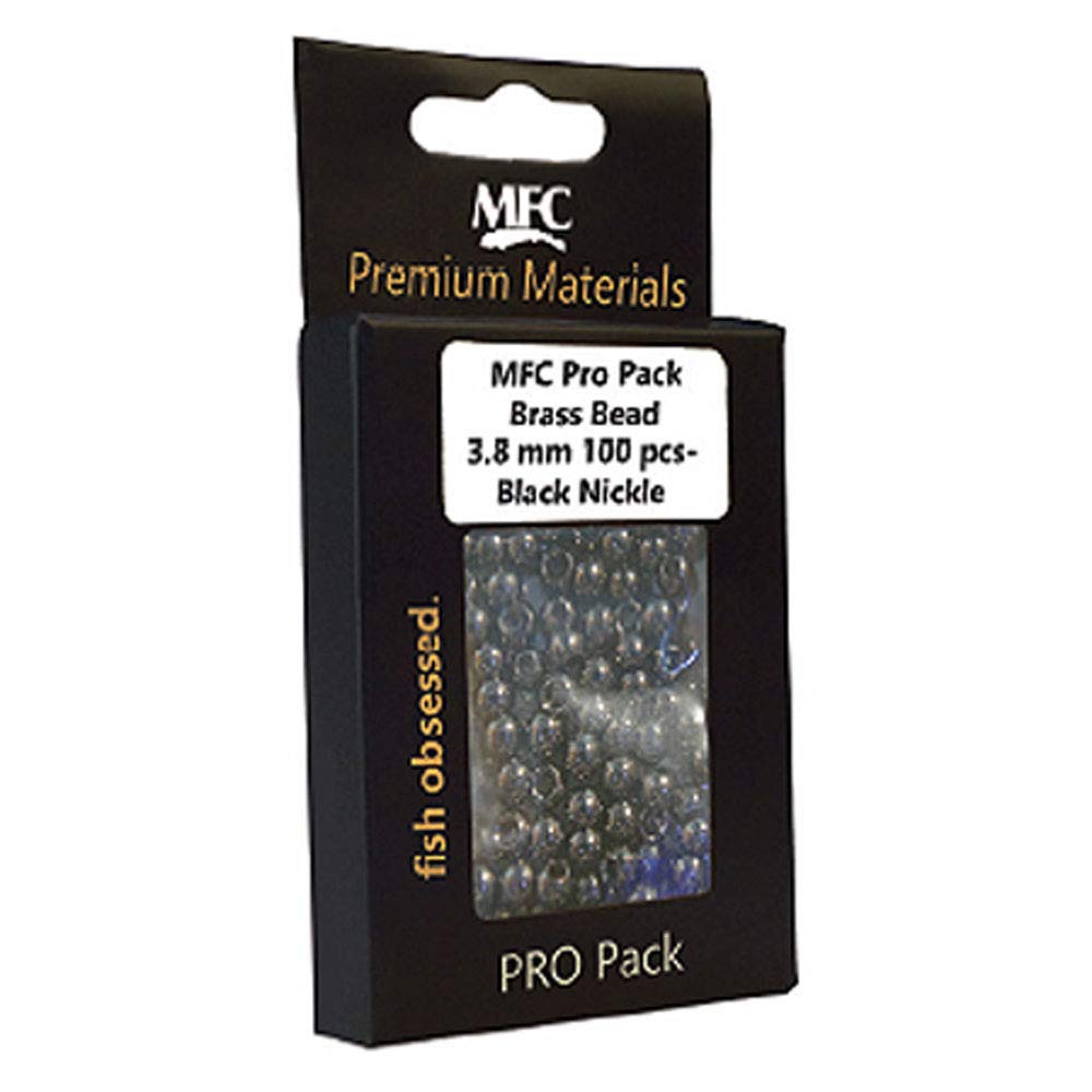 MFC Brass Bead Pro Pack Gold 3/32 in beads for quick sinking in fly tying