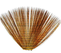 Montana Fly Company MFC Micro-Barred Fibbetts in Golden Brown/Barred Black for realistic mayfly tails.