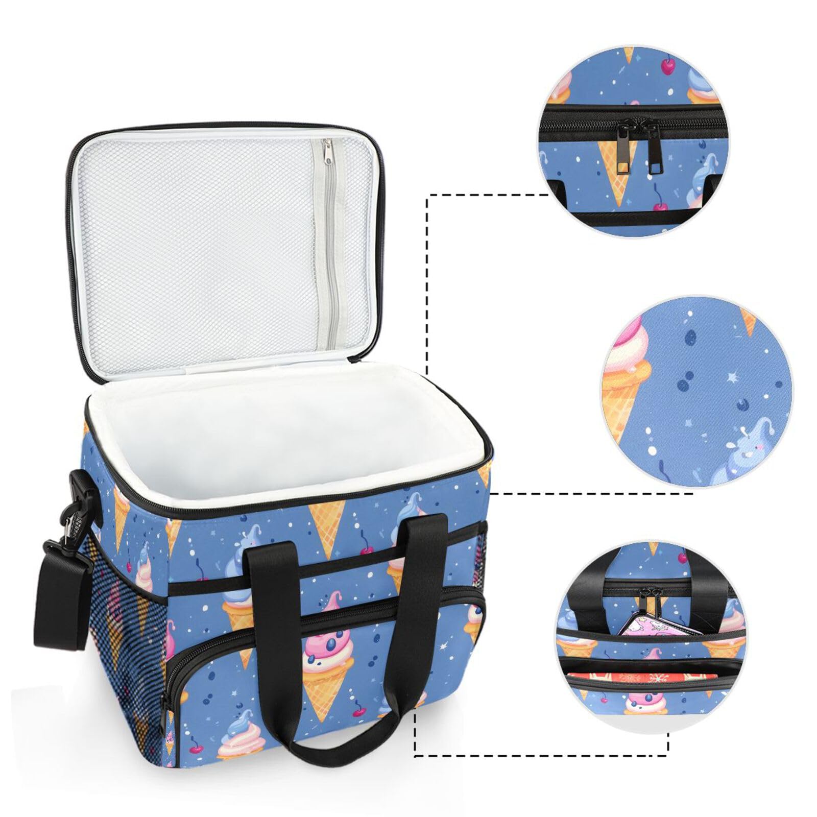 MFTJYO Leakproof interior with aluminum foil, easy to wipe clean