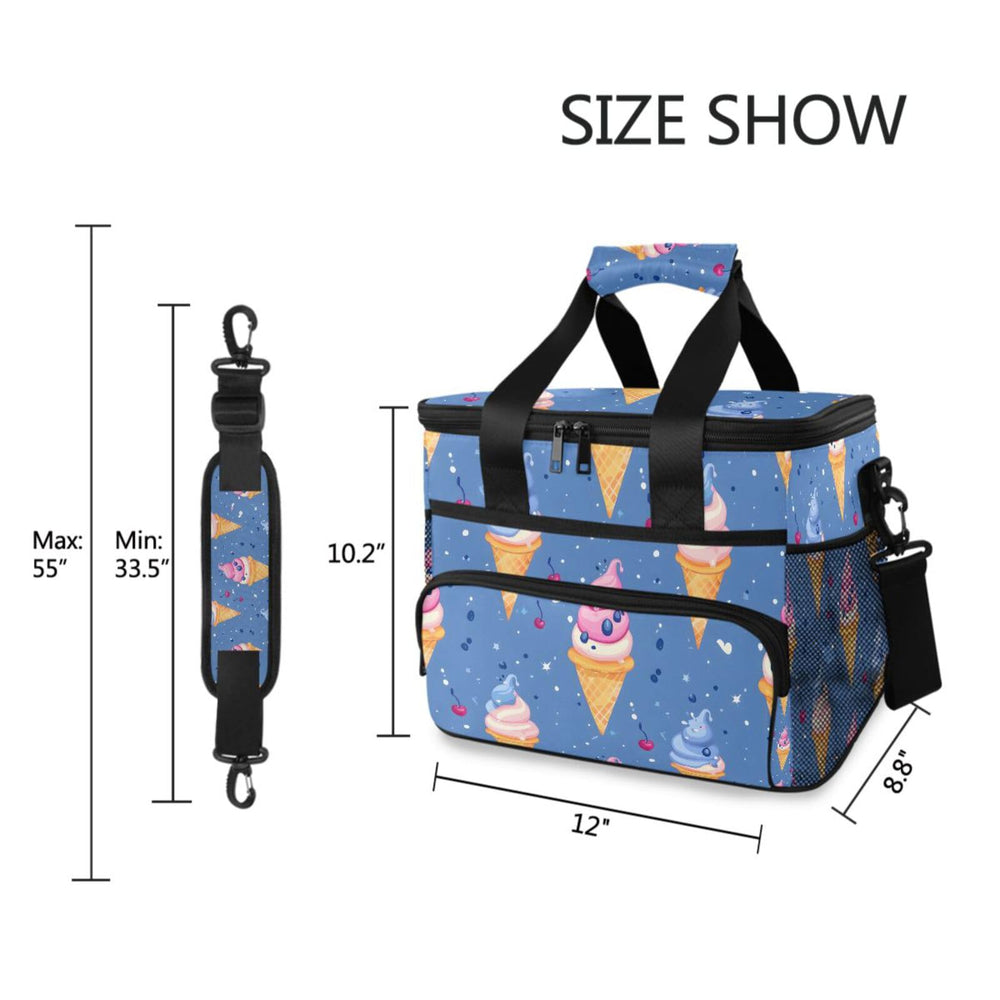 MFTJYO Spacious lunch bag keeps meals organized for work or school