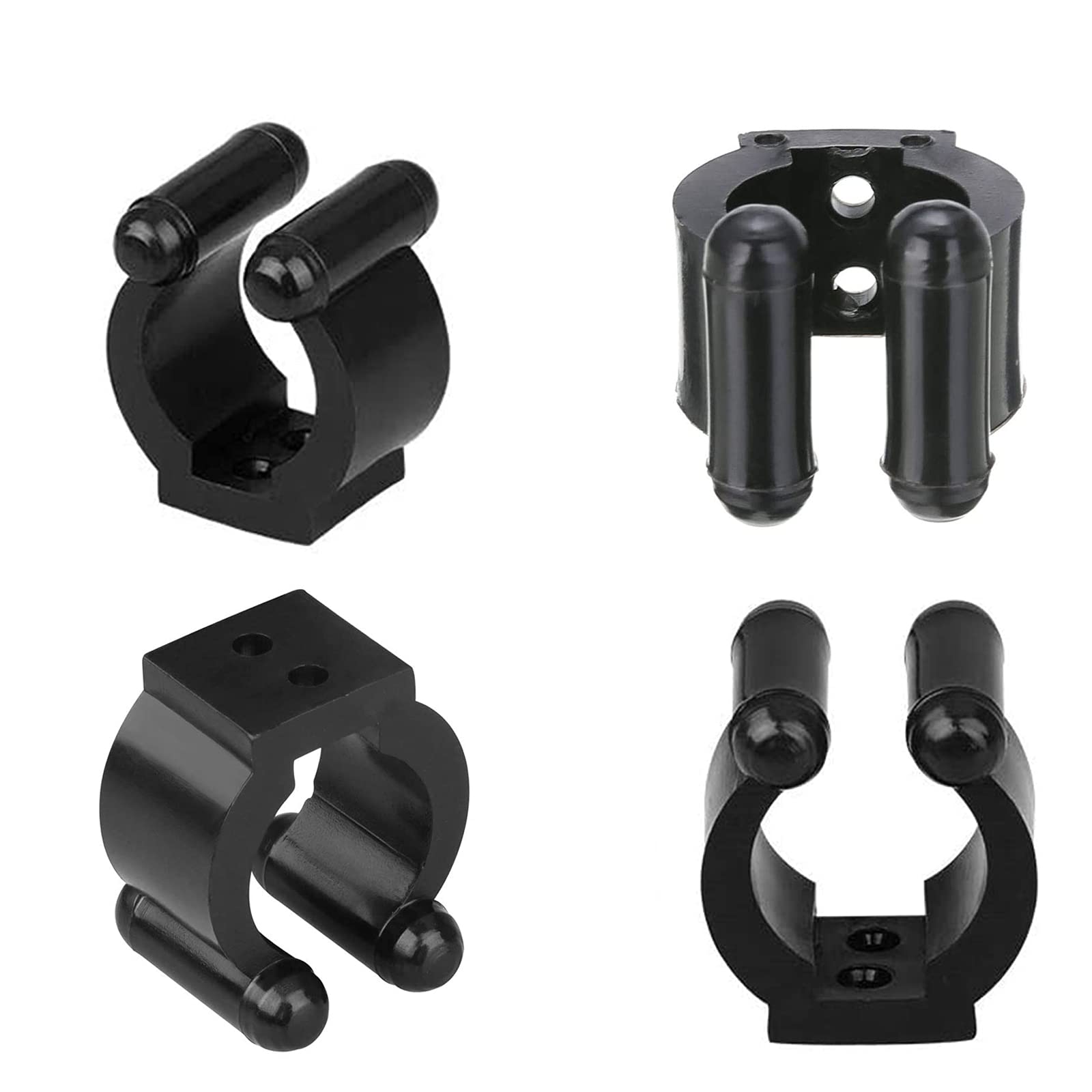 Package of 20 clips for fishing rods and cues (screws not included)