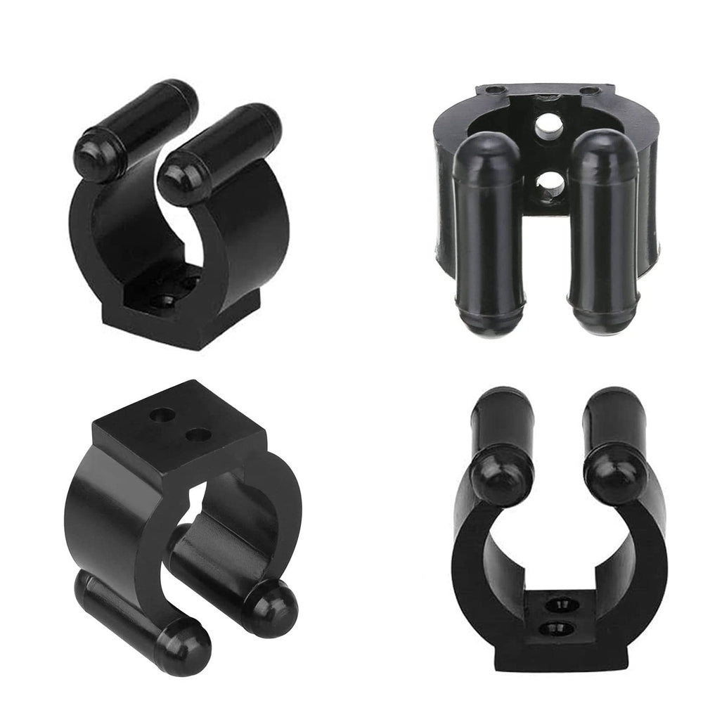 Package of 20 clips for fishing rods and cues (screws not included)