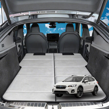 MGRFTOX non-inflatable mattress for Subaru Crosstrek unfolds for quick car camping sleep.