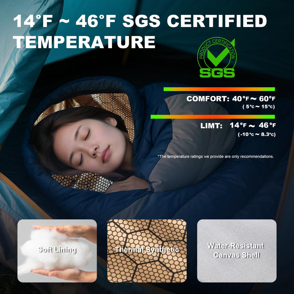 MHTD unfolded size 86.6x31.5 inches shows ergonomic tunnel design for warmth.