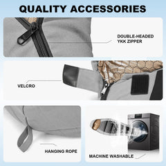 MHTD winter sleeping bag backpack setup shown beside gear for rugged trips.