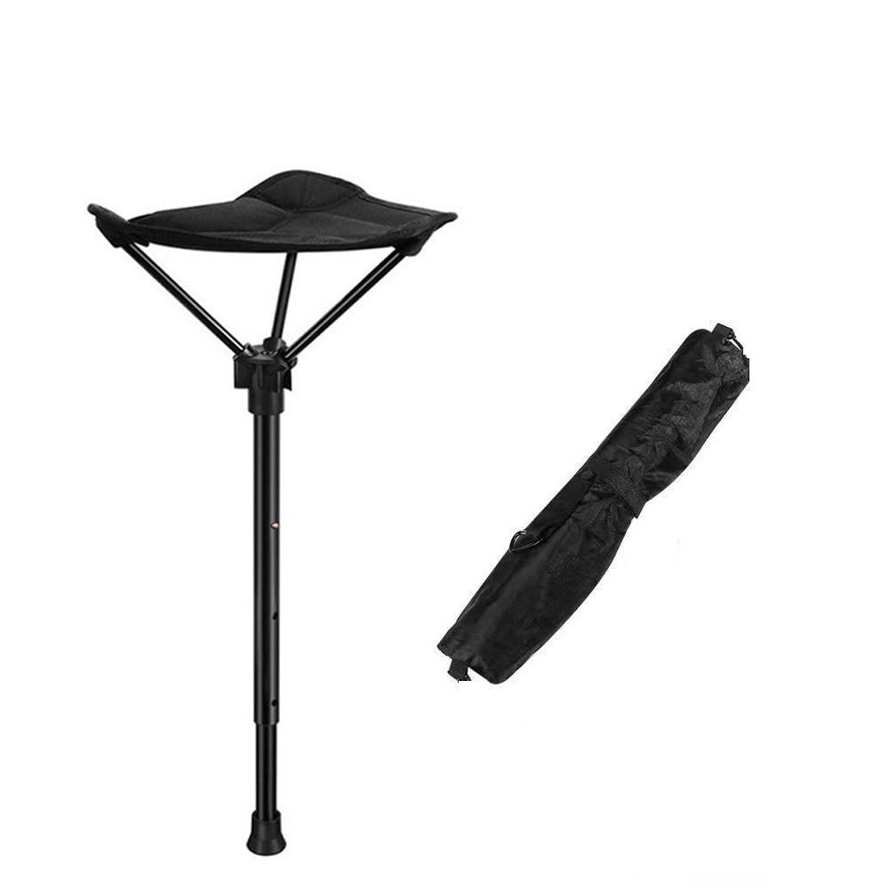 MIANZHI one-leg adjustable stool opened to 60 cm height for easy outdoor seating.