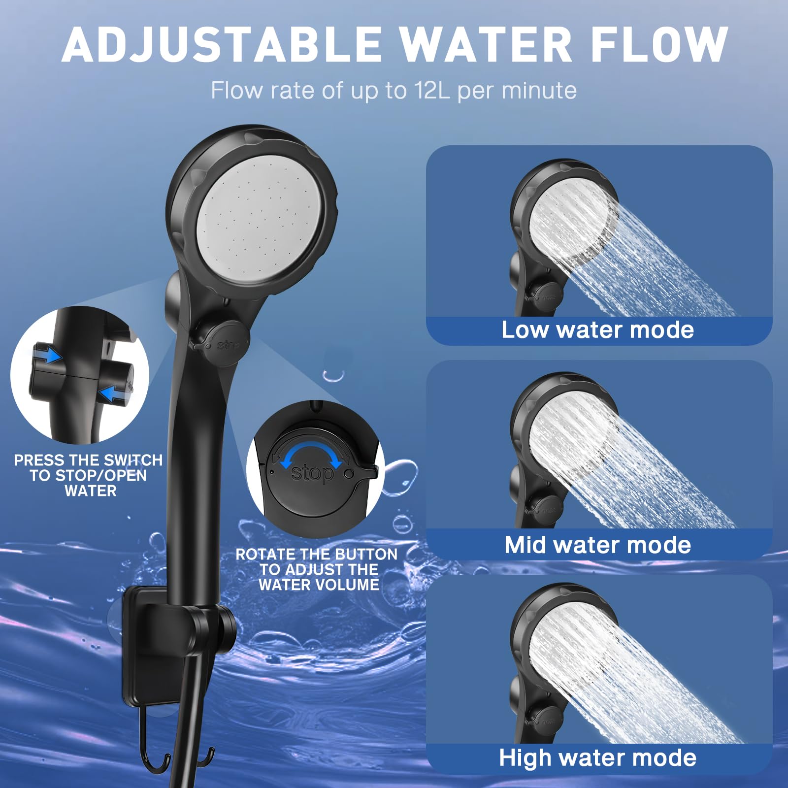 MIAOKE Upgrade suction cup and hook secure attachment on smooth surfaces