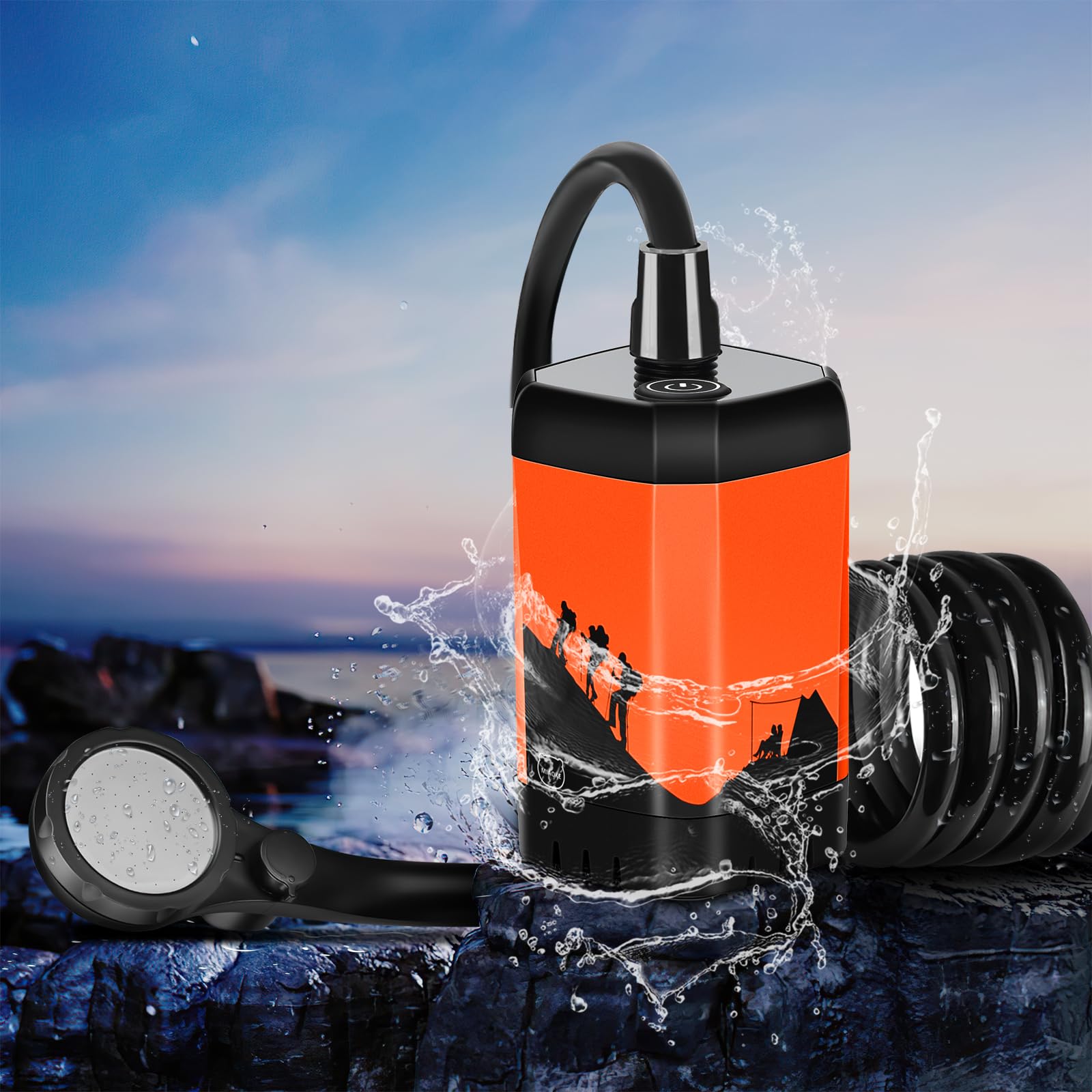 MIAOKE Upgrade versatile use cases for camping, travel, pet cleaning and car washing