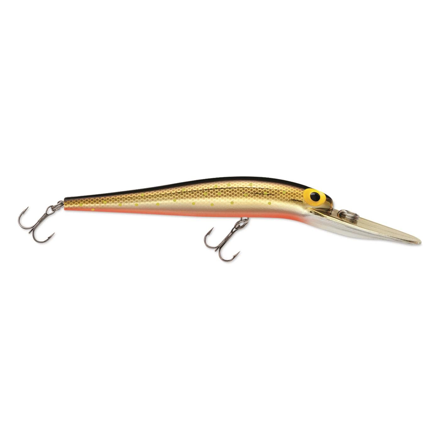 MICHELIN Storm Original Deep Jr ThunderStick 09 Hot Tiger lure on the water, color aids tracking